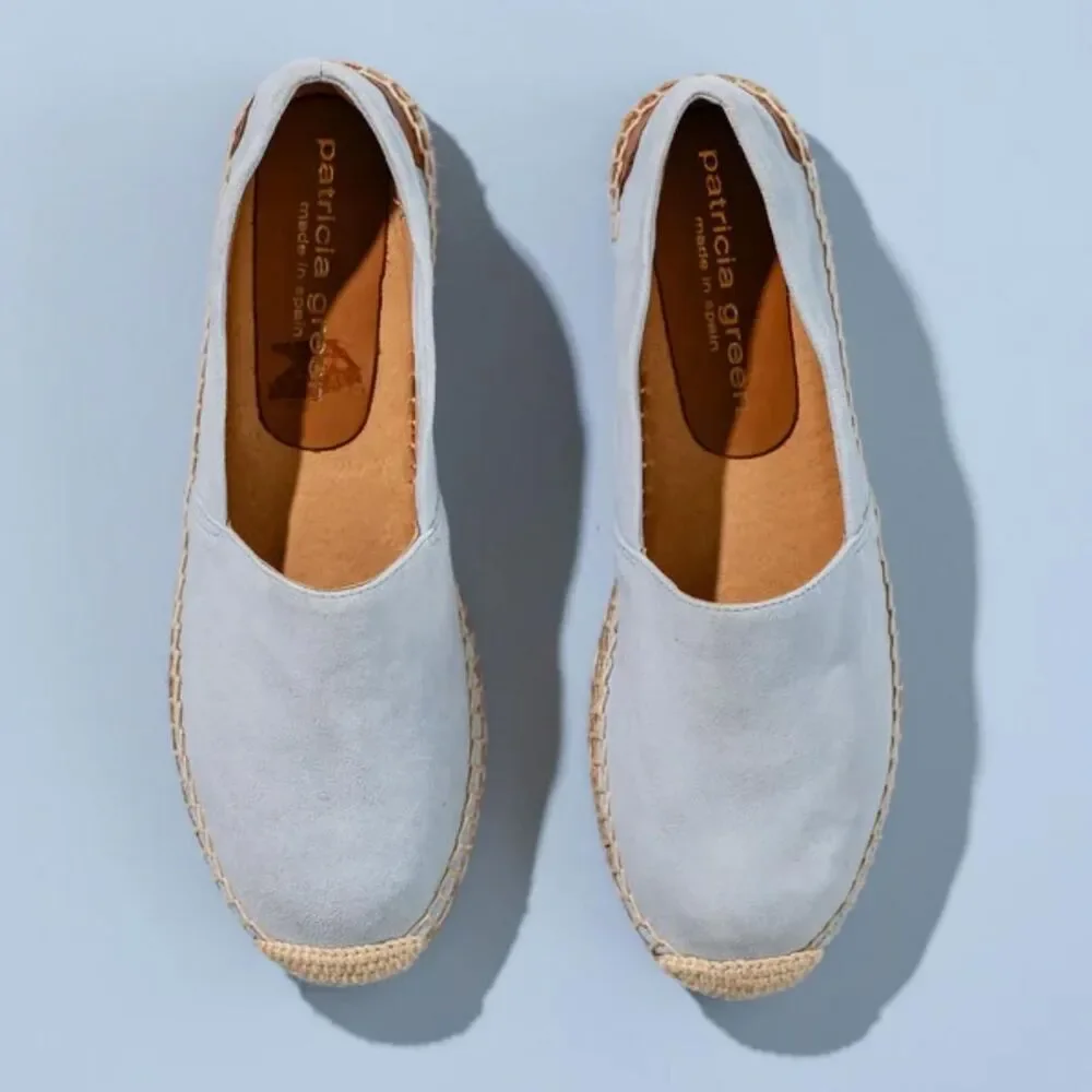 Patricia Green Abigail Slip On Sky Blue Espadrilles Size US 10
